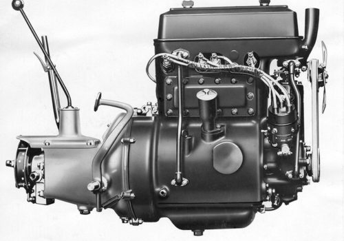 LATphotoscan Morris Minor engine Autocar 31-8-28 p444 ed ws